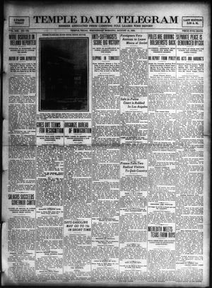 Temple Daily Telegram (Temple, Tex.), Vol. 13, No. 273, Ed. 1 Wednesday, August 18, 1920