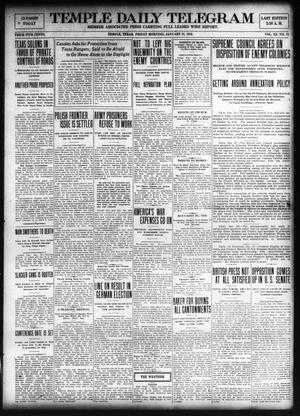 Temple Daily Telegram (Temple, Tex.), Vol. 12, No. 73, Ed. 1 Friday, January 31, 1919
