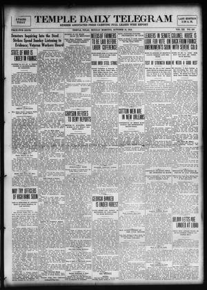 Temple Daily Telegram (Temple, Tex.), Vol. 12, No. 328, Ed. 1 Monday, October 13, 1919