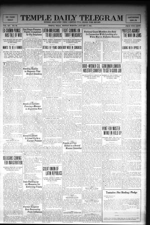 Temple Daily Telegram (Temple, Tex.), Vol. 14, No. 60, Ed. 1 Monday, January 17, 1921
