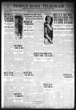 Temple Daily Telegram (Temple, Tex.), Vol. 11, No. 121, Ed. 1 Wednesday, March 20, 1918