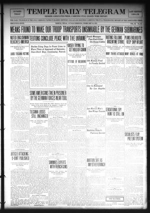 Temple Daily Telegram (Temple, Tex.), Vol. 11, No. 83, Ed. 1 Sunday, February 10, 1918
