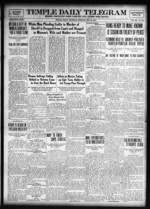 Temple Daily Telegram (Temple, Tex.), Vol. 12, No. 191, Ed. 1 Thursday, May 29, 1919