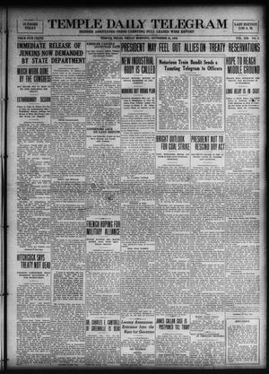 Temple Daily Telegram (Temple, Tex.), Vol. 13, No. 3, Ed. 1 Friday, November 21, 1919