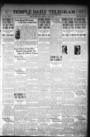 Temple Daily Telegram (Temple, Tex.), Vol. 14, No. 162, Ed. 1 Friday, April 29, 1921