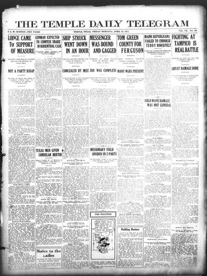 The Temple Daily Telegram (Temple, Tex.), Vol. 7, No. 141, Ed. 1 Friday, April 10, 1914