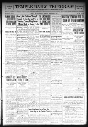 Temple Daily Telegram (Temple, Tex.), Vol. 10, No. 305, Ed. 1 Thursday, September 20, 1917
