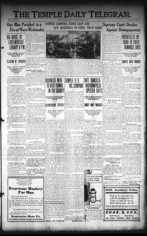 The Temple Daily Telegram. (Temple, Tex.), Vol. 3, No. 120, Ed. 1 Thursday, April 7, 1910