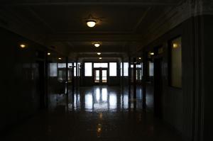 [Photograph of a Darkened Hallway]