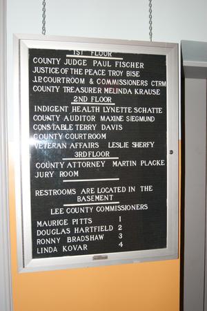 [Lee County Courthouse Directory[