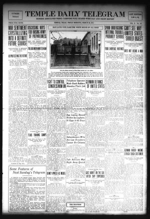 Temple Daily Telegram (Temple, Tex.), Vol. 10, No. 131, Ed. 1 Friday, March 30, 1917