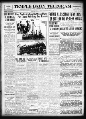 Temple Daily Telegram (Temple, Tex.), Vol. 9, No. 236, Ed. 1 Saturday, July 8, 1916