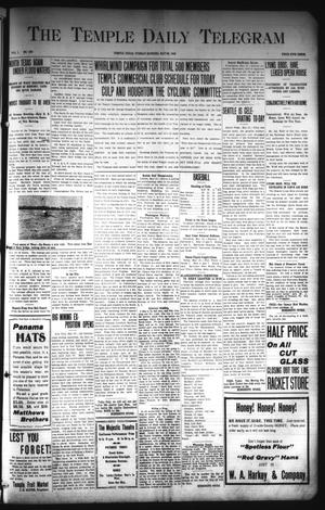 The Temple Daily Telegram (Temple, Tex.), Vol. 1, No. 163, Ed. 1 Tuesday, May 26, 1908