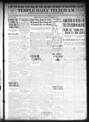 Temple Daily Telegram (Temple, Tex.), Vol. 11, No. 21, Ed. 1 Sunday, December 9, 1917
