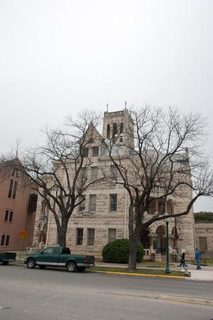 Primary view of object titled '[Photograph of Comal County Courthouse]'.