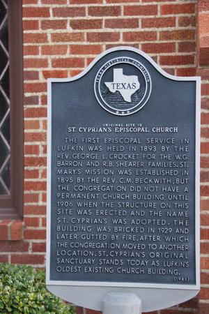 [St. Cyprian's Episcopal Church Plaque]
