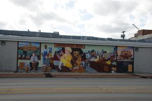 [Photograph of Brookshire Brothers Mural]