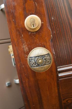 [Close-Up of a Door Knob and Lock]