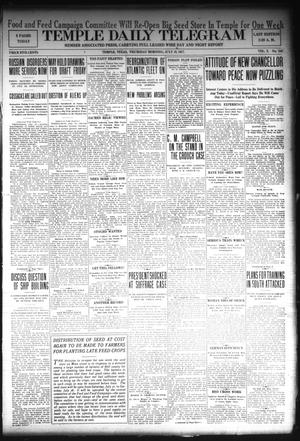 Temple Daily Telegram (Temple, Tex.), Vol. 10, No. 242, Ed. 1 Thursday, July 19, 1917