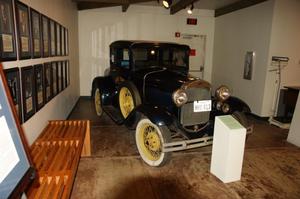 [Model T Ford on Display in Museum]