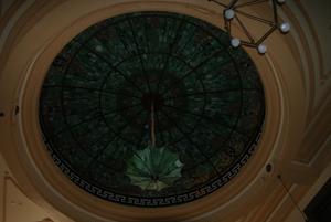 [Photograph of a Stained Glass Dome]