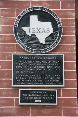 [Plaques on Courthouse]