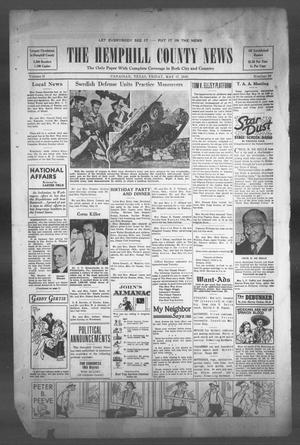 The Hemphill County News (Canadian, Tex), Vol. 2, No. 36, Ed. 1, Friday, May 17, 1940