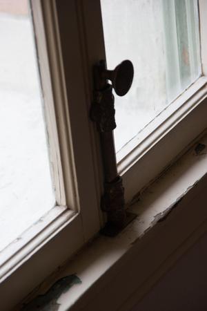 [Photograph of Lock on Window]