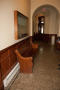 Photograph: [Bench in Courthouse Hallway]