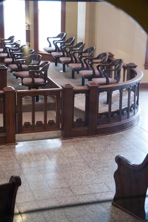 [Photograph of Jury Seats]
