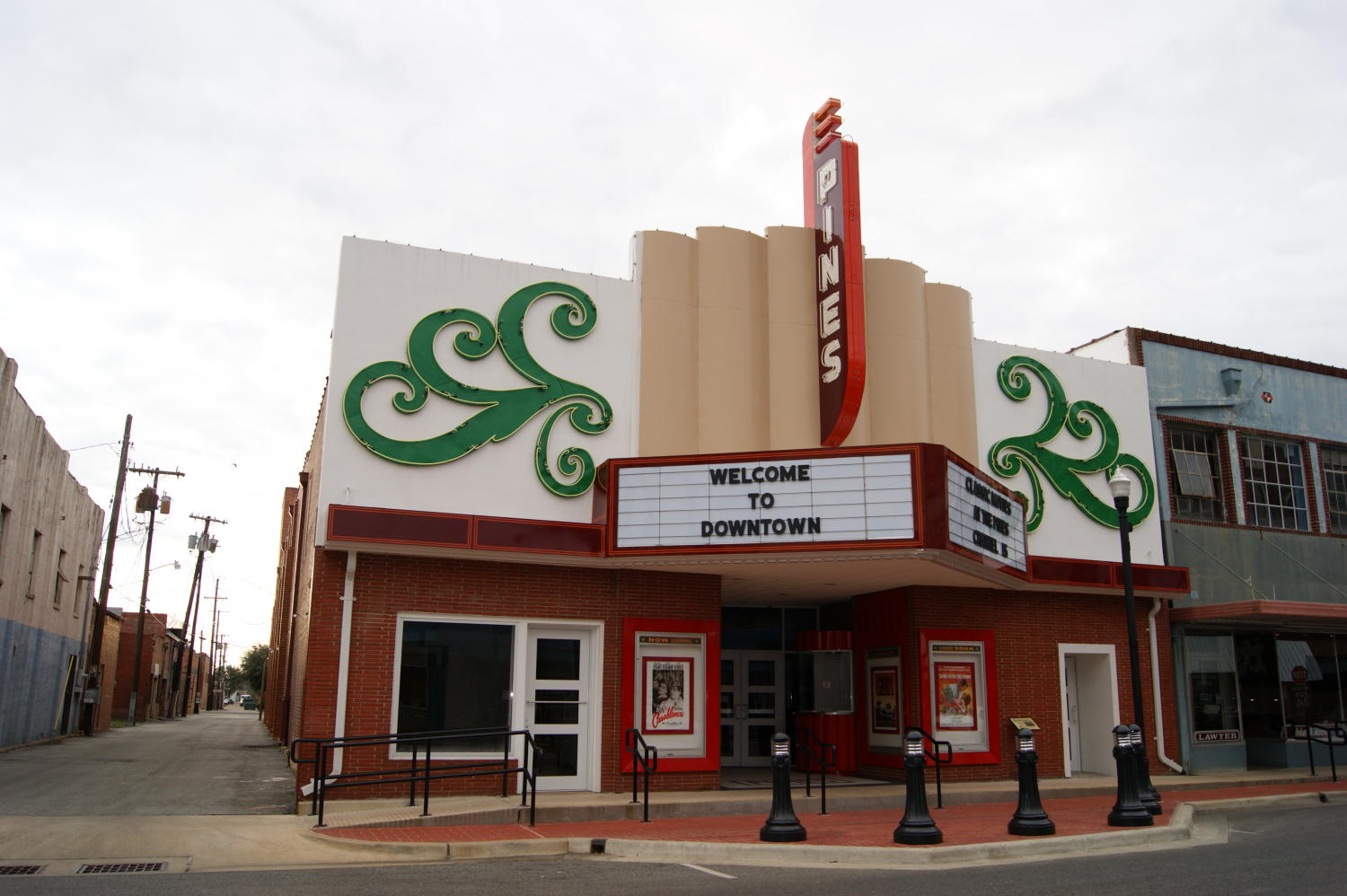 [Exterior of the Pines Theater] - The Portal to Texas History