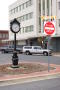 Primary view of [Street Sign by Clock]