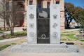 Photograph: [Veterans Memorial in Front of Courthouse]