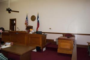 [Desks in Courtroom]