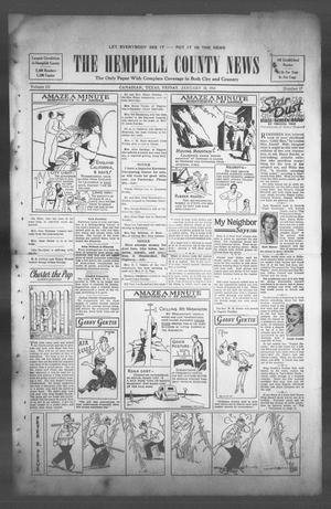The Hemphill County News (Canadian, Tex), Vol. 3, No. 17, Ed. 1, Friday, January 10, 1941
