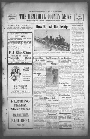 The Hemphill County News (Canadian, Tex), Vol. 3, No. 28, Ed. 1, Friday, March 28, 1941