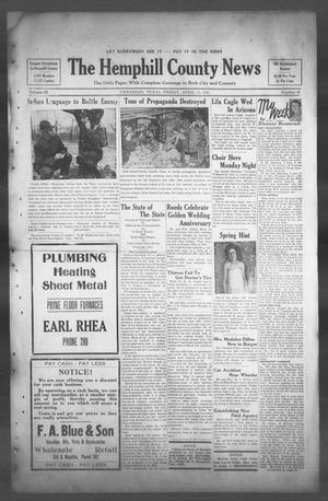 The Hemphill County News (Canadian, Tex), Vol. 3, No. 30, Ed. 1, Friday, April 11, 1941