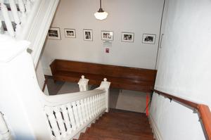 [Photograph Looking Down Staircase]