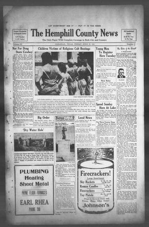 The Hemphill County News (Canadian, Tex), Vol. 3, No. 41, Ed. 1, Friday, June 27, 1941