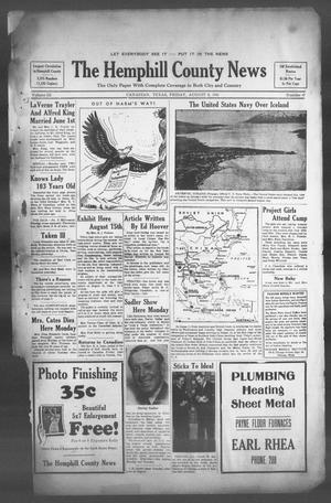 The Hemphill County News (Canadian, Tex), Vol. 3, No. 47, Ed. 1, Friday, August 8, 1941