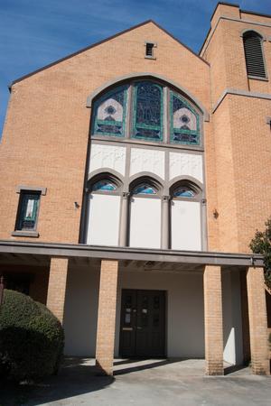 [Front Entrance to Church]