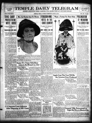 Temple Daily Telegram (Temple, Tex.), Vol. 7, No. 215, Ed. 1 Tuesday, June 23, 1914