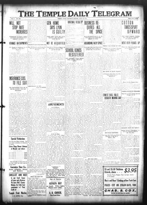 The Temple Daily Telegram (Temple, Tex.), Vol. 3, No. 206, Ed. 1 Saturday, July 16, 1910