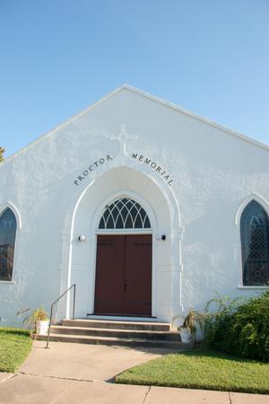 [Exterior of Proctor Memorial Church]
