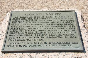 [Plaque About Atascosa County]