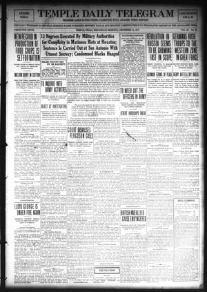 Temple Daily Telegram (Temple, Tex.), Vol. 11, No. 24, Ed. 1 Wednesday, December 12, 1917