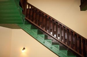 [Photograph of Green Staircase]