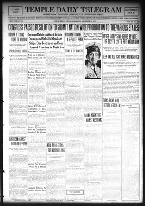 Temple Daily Telegram (Temple, Tex.), Vol. 11, No. 30, Ed. 1 Tuesday, December 18, 1917