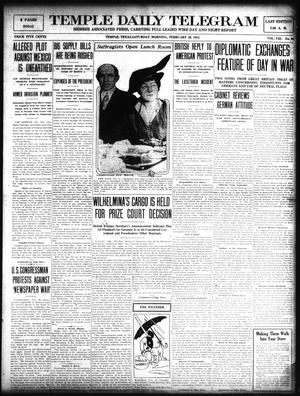 Temple Daily Telegram (Temple, Tex.), Vol. 8, No. 96, Ed. 1 Saturday, February 20, 1915