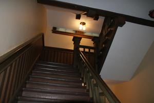 [Looking Up a Staircase]